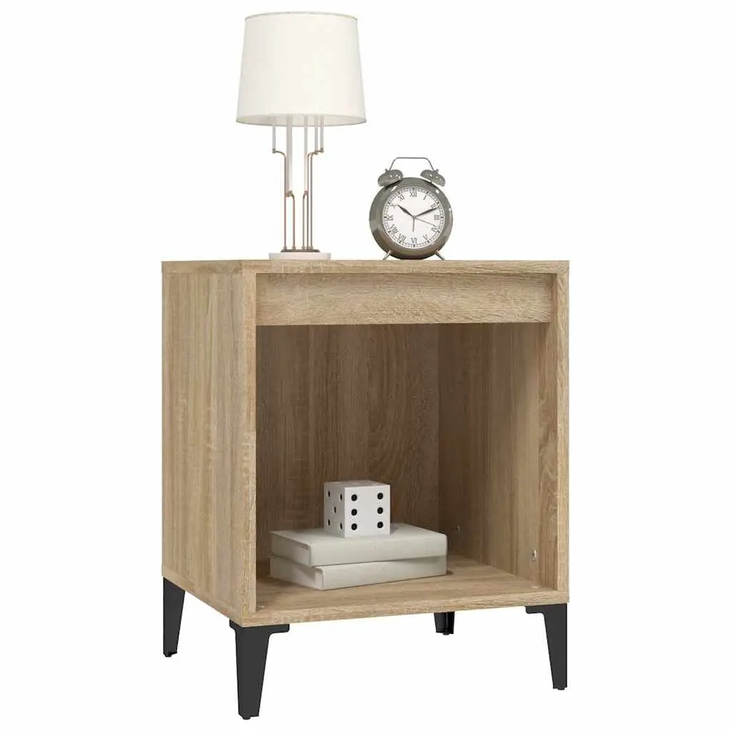 Brown Wooden Bedside Cabinet