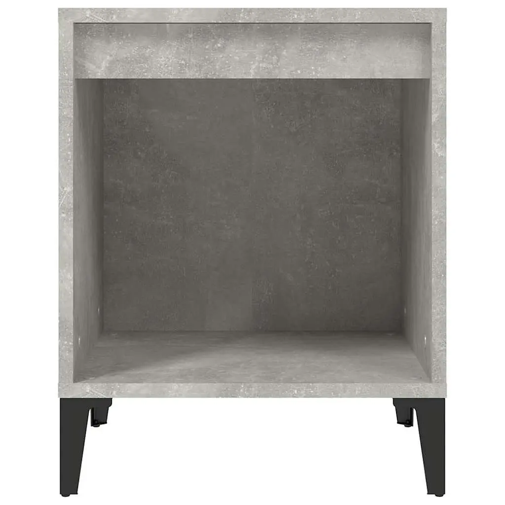 Bedside Cabinet Grey Side Table Nightstand Storage Organiser Bedroom Furniture