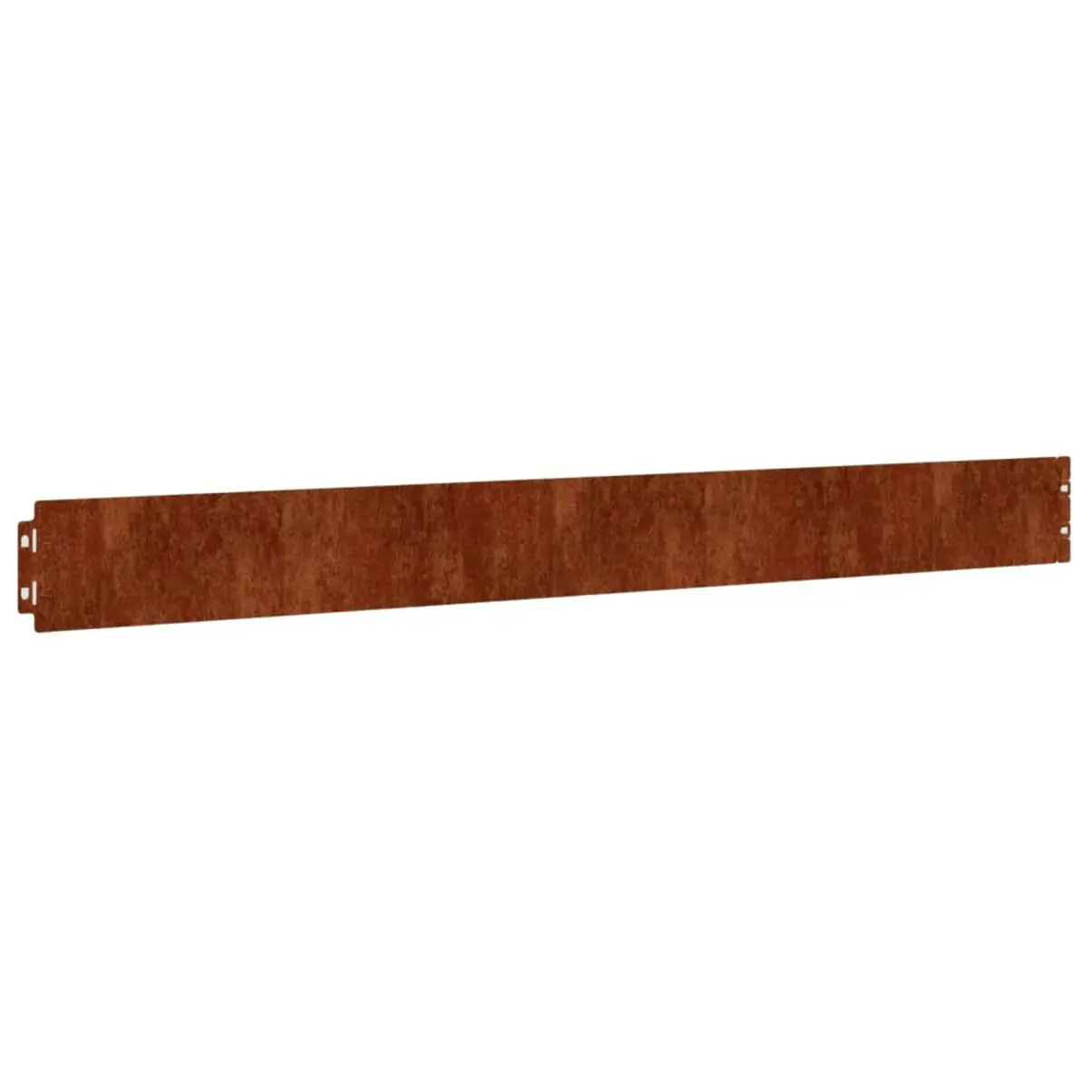 Garden Lawn Edging Flexible Corten Steel Borders 10 Piece 10x103cm