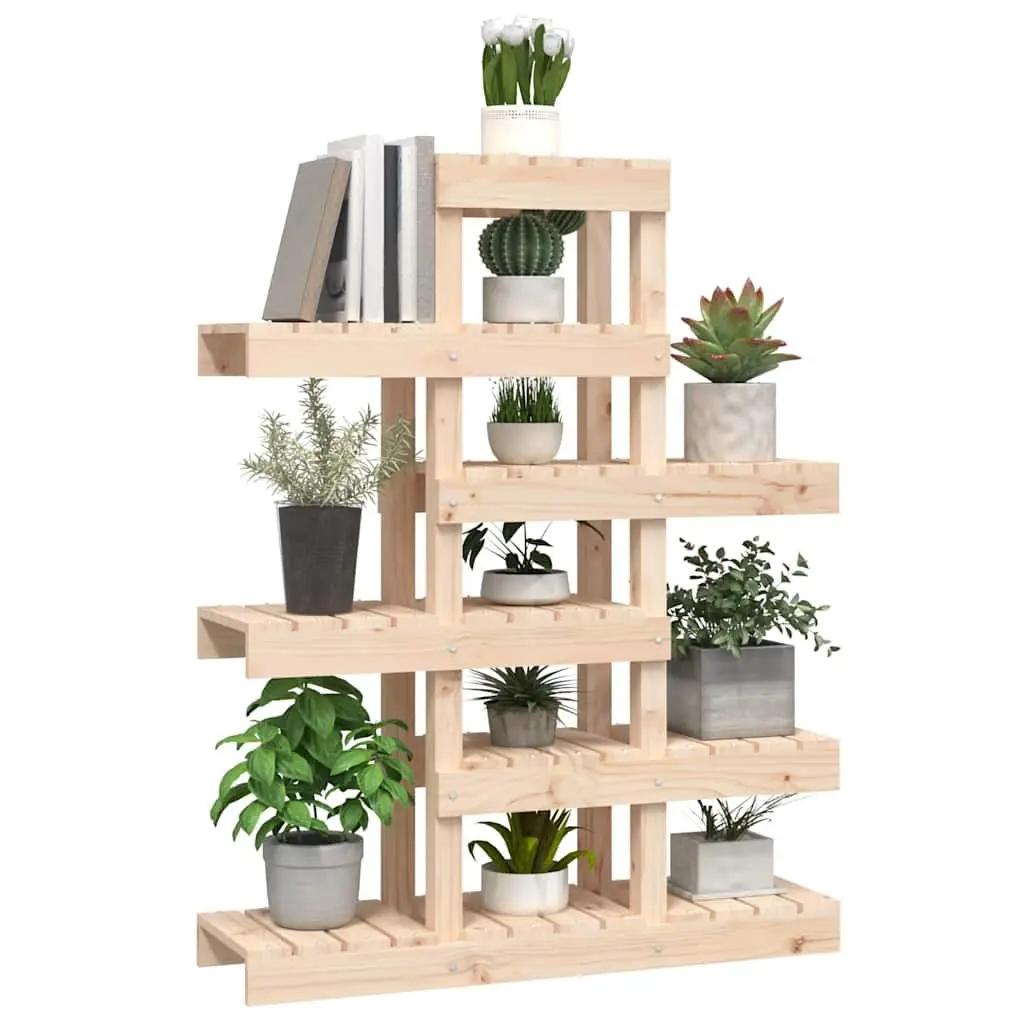 Plant Stand Wooden Flower Display Shelf 85x25x109.5cm