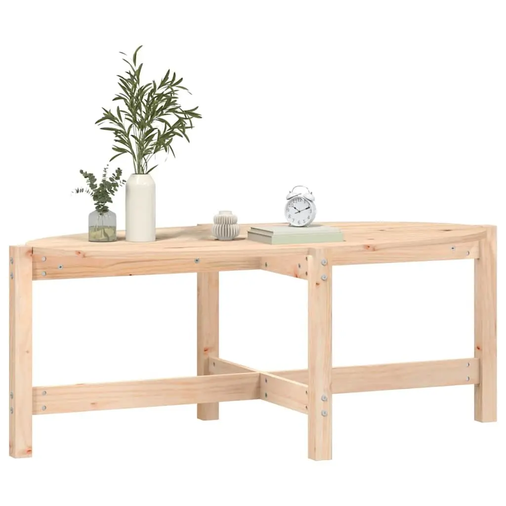 Solid Pine Wood Coffee Table