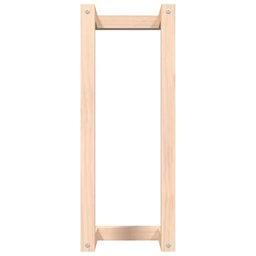 Towel Rack Wall Mounted Solid Pine Wood 23x18x60 cm Bathroom Storage Shelf