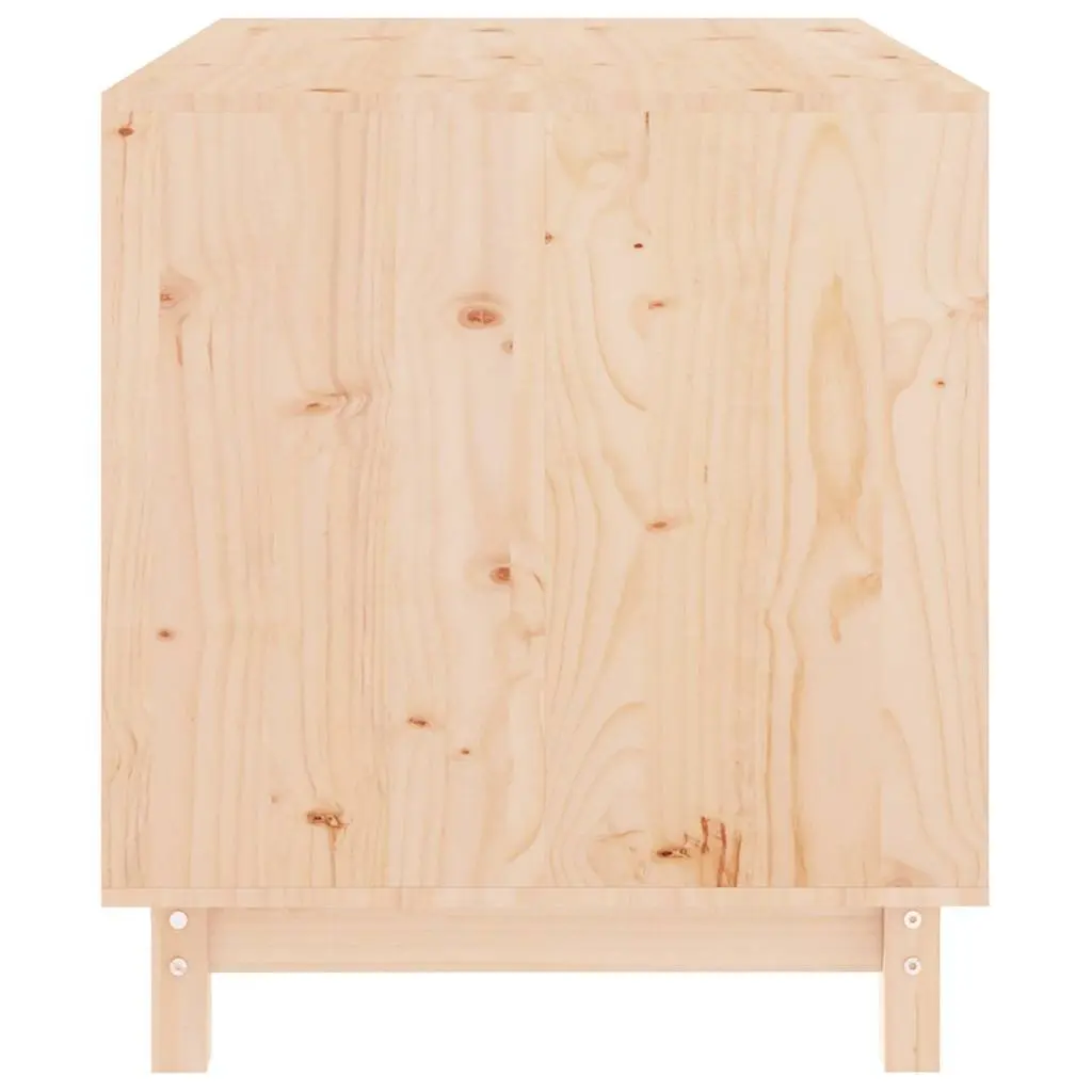 Dog House 90x60x67 cm Solid Wood Pine Pet Shelter Outdoor Indoor Cozy Bed