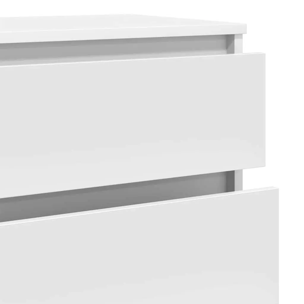 Drawer Cabinet White 60x36x103 cm 5 Drawers Engineered Wood