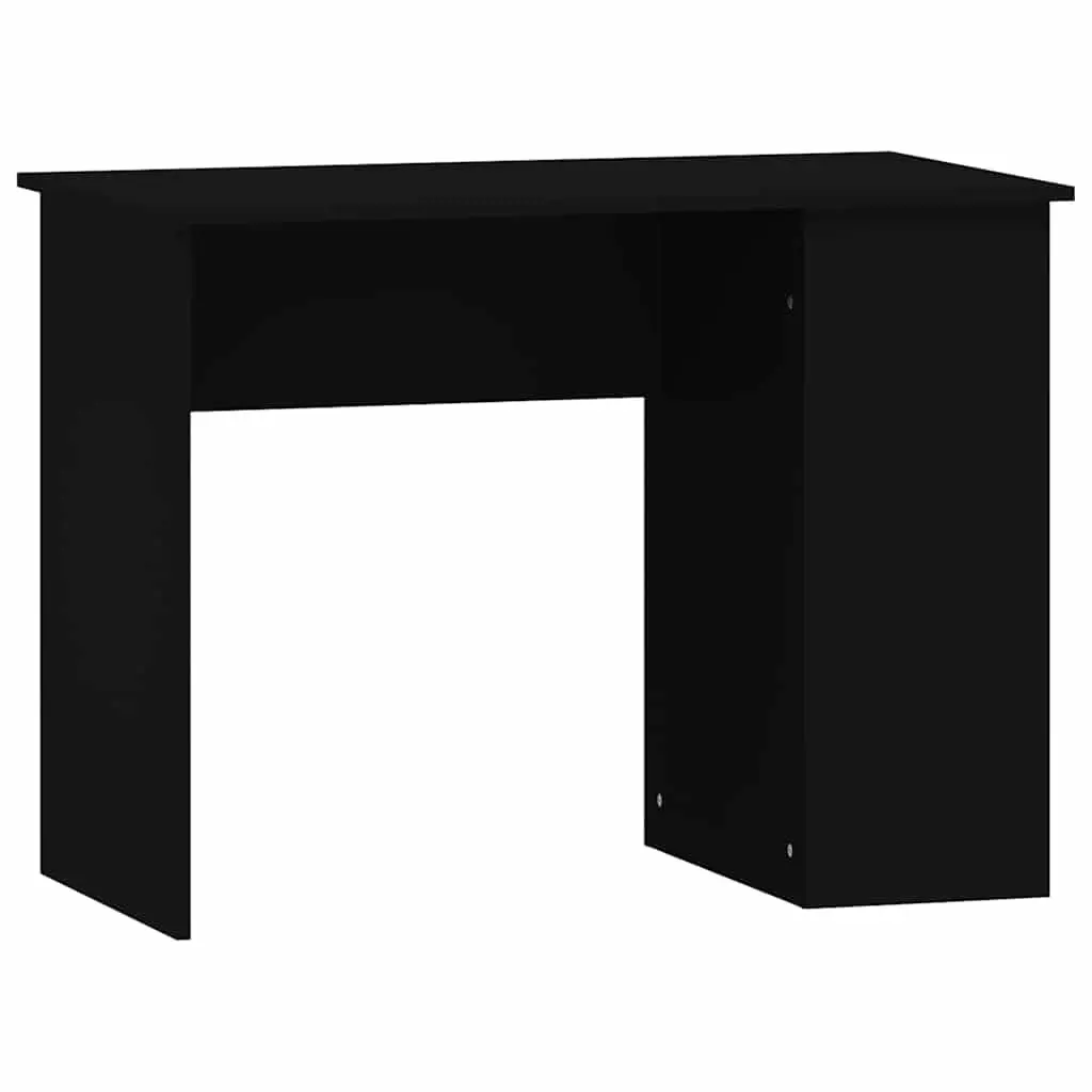 Black Desk with Storage Solutions