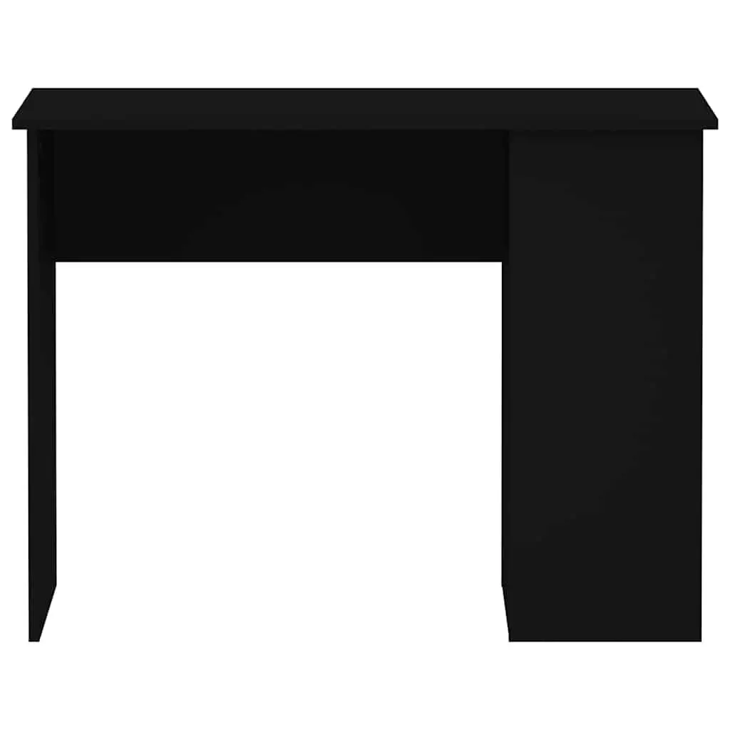 Black Desk with Storage Solutions