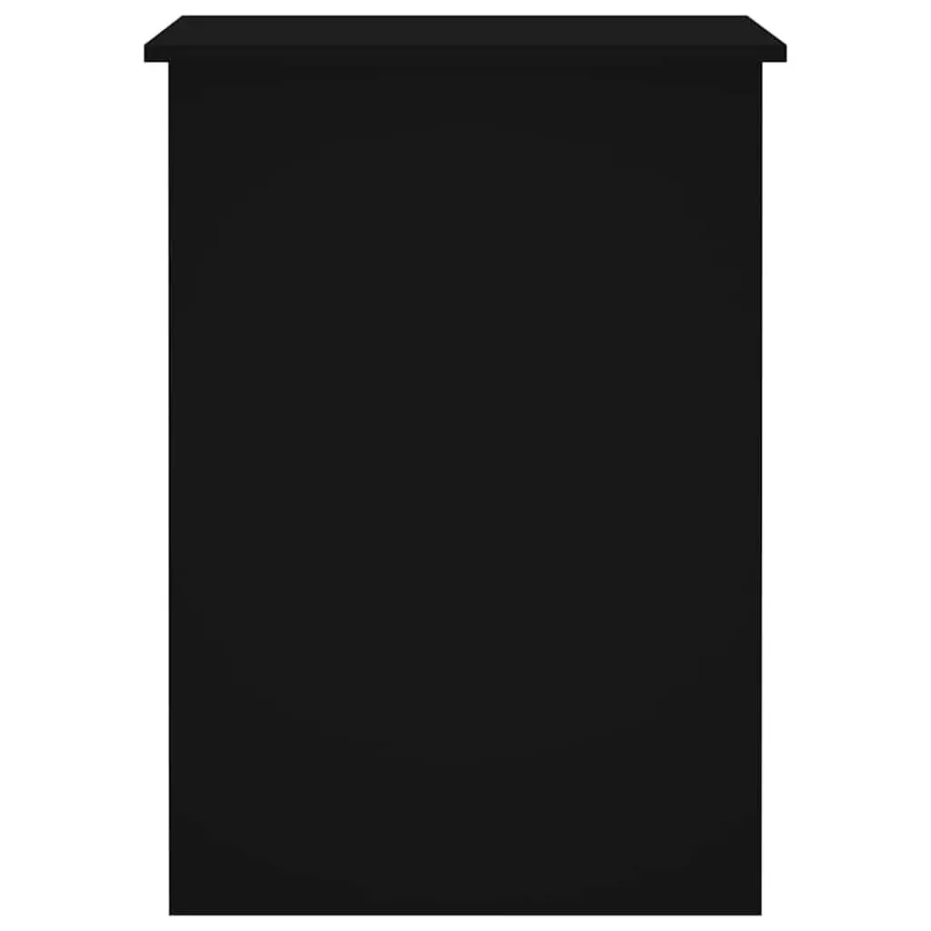 Black Desk with Storage Solutions
