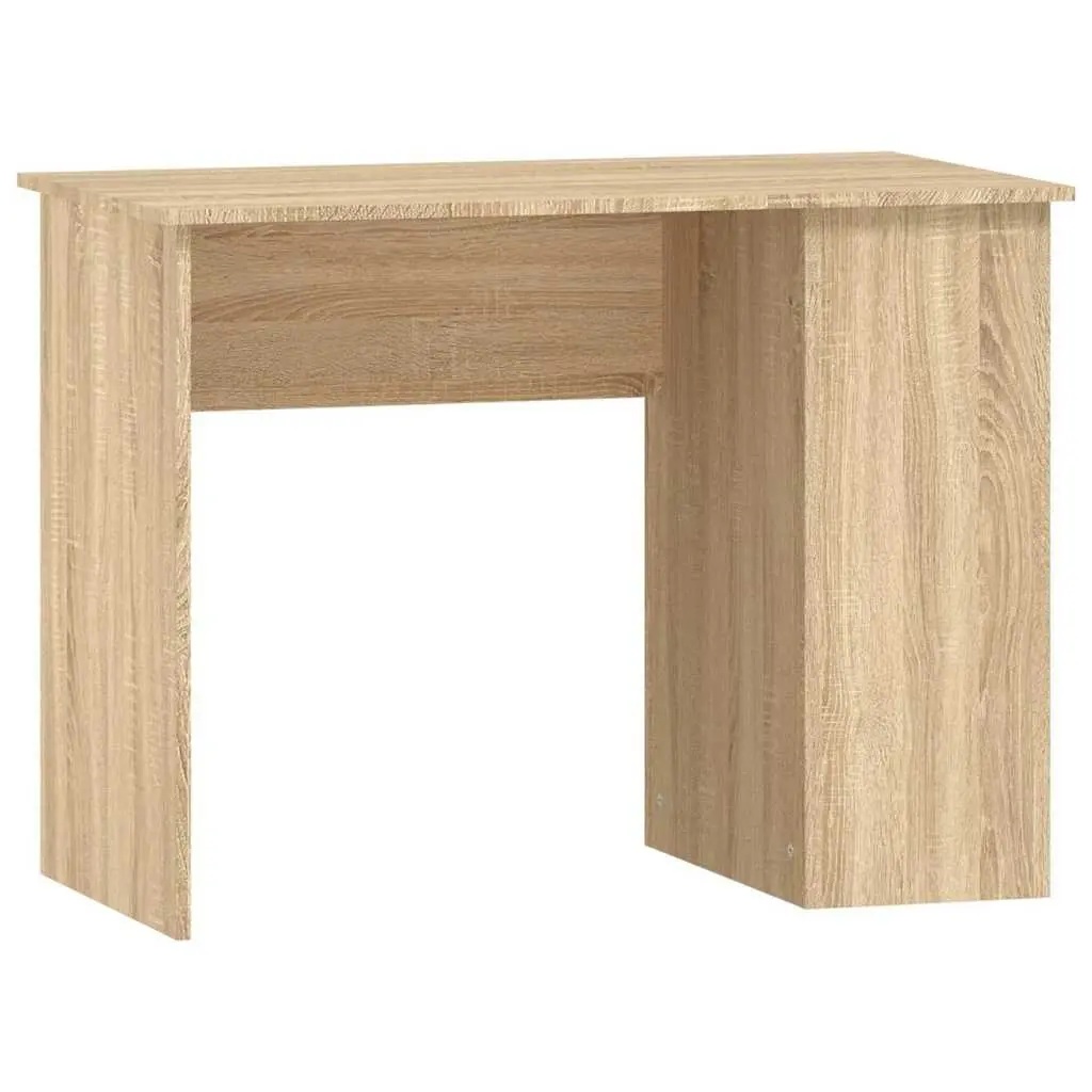 Office Desk Engineered Wood Brown 100x55x75 cm