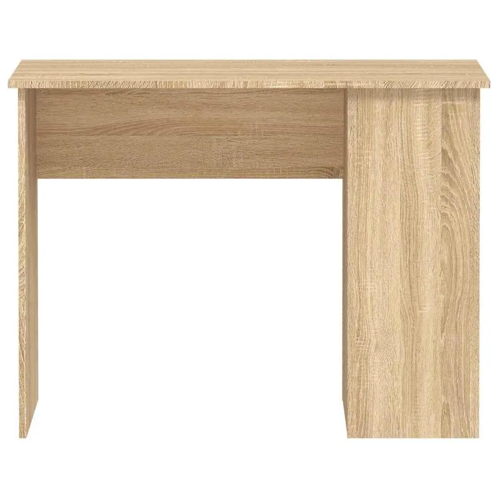 Office Desk Engineered Wood Brown 100x55x75 cm