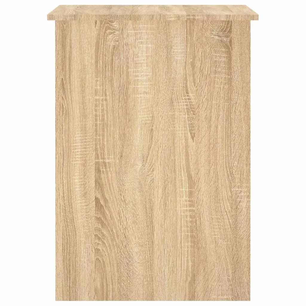 Office Desk Engineered Wood Brown 100x55x75 cm