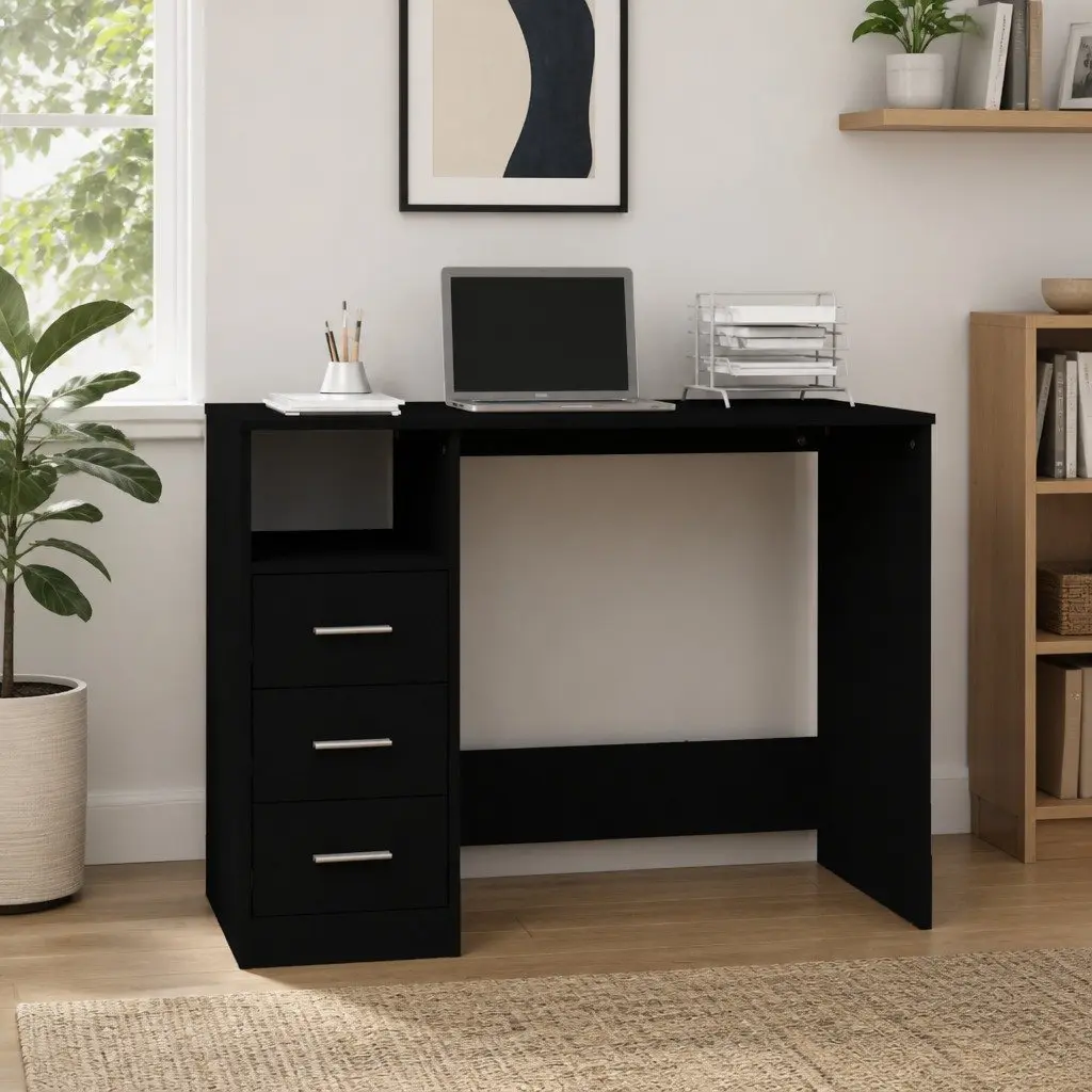 Office Desk with 3 Drawers