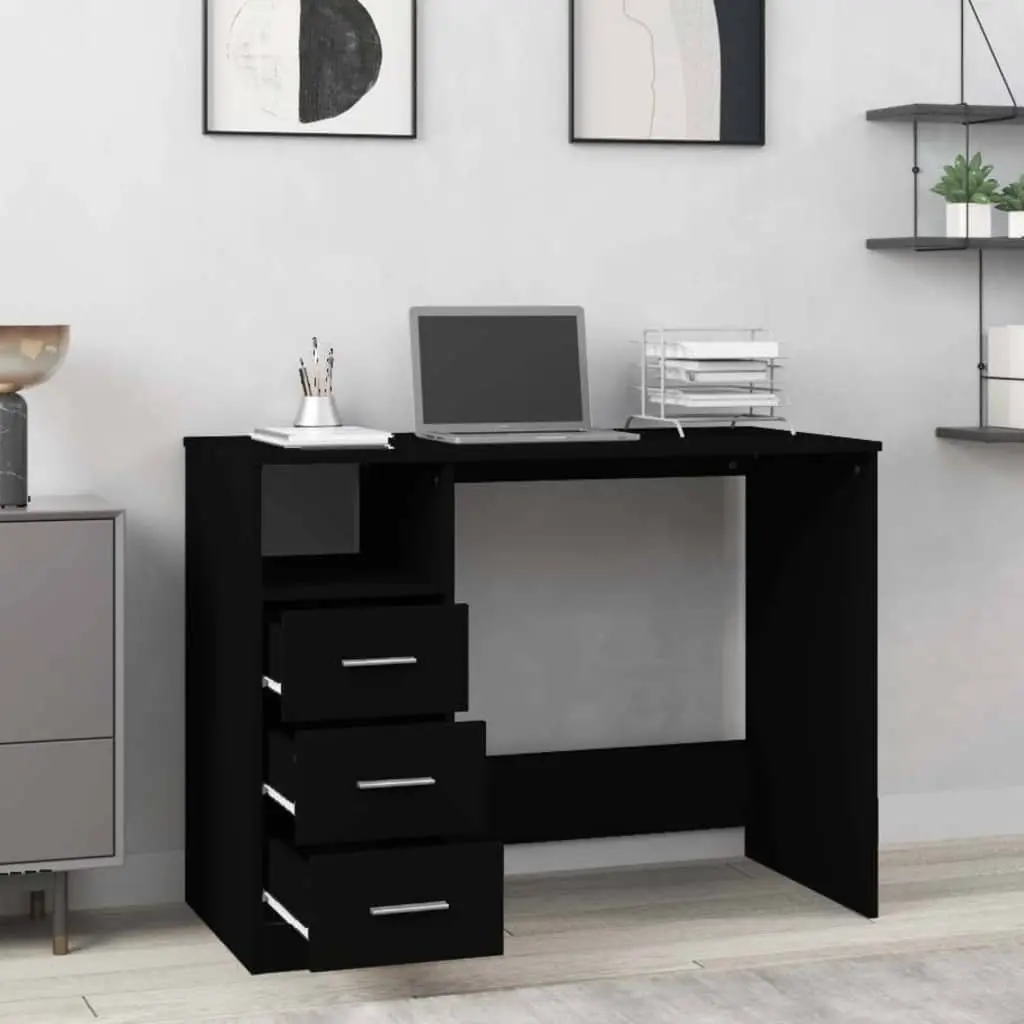 Office Desk with 3 Drawers