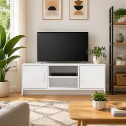 Your Ideal White TV Cabinet with Storage Solution
