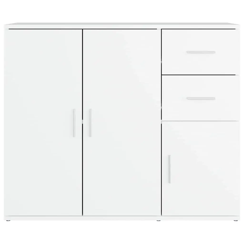 White Sideboard 91x29.5x75 cm for Easy Organization