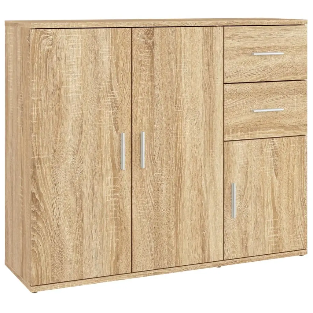 Brown Sideboard with Storage and Style 91x29.5x75cm