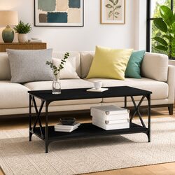 Your New Favorite Black Coffee Table for the Living Room