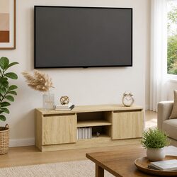 Your New Brown TV Cabinet for Media and Accessories