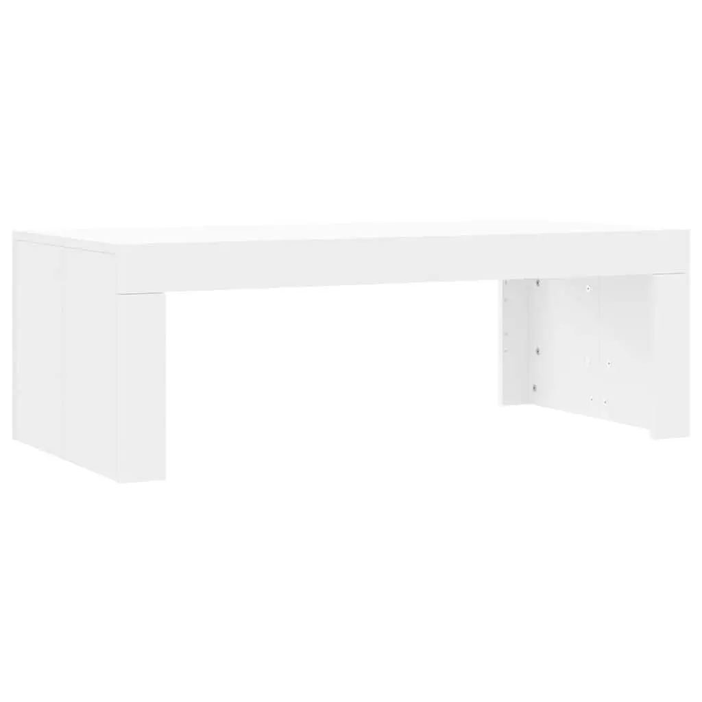 White Coffee Table 102x50x36 cm