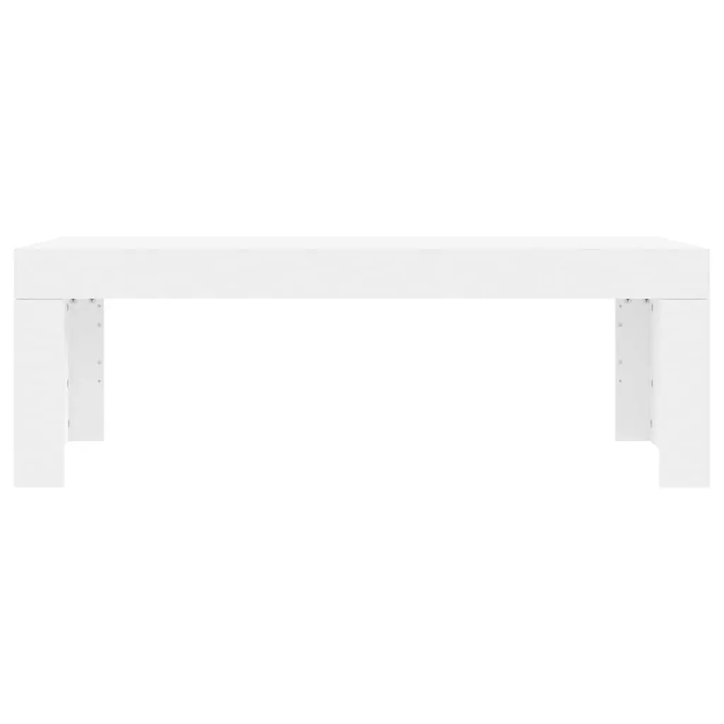 White Coffee Table 102x50x36 cm