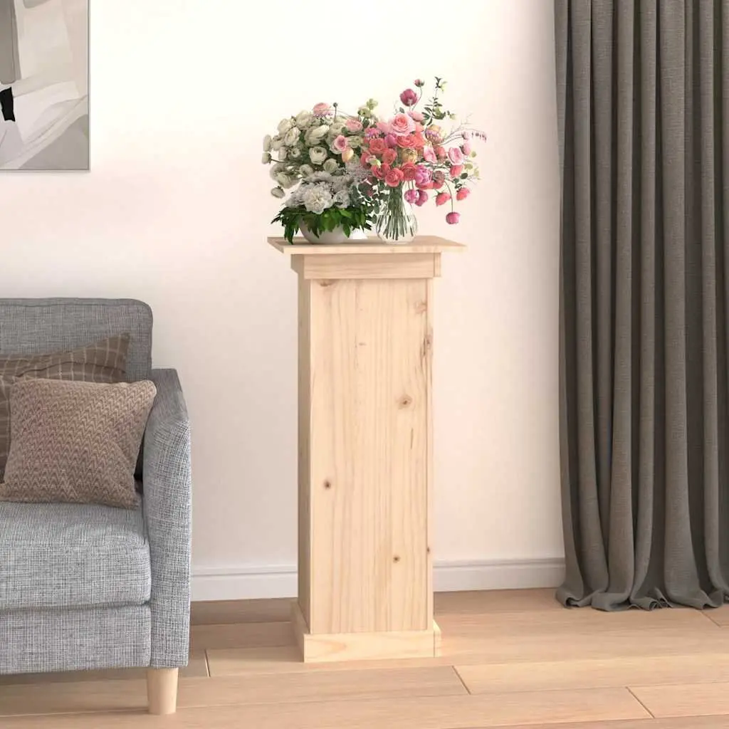 Flower Stand 40x40x90 cm Solid Pine Wood Display Plant Pot Holder Garden Decor