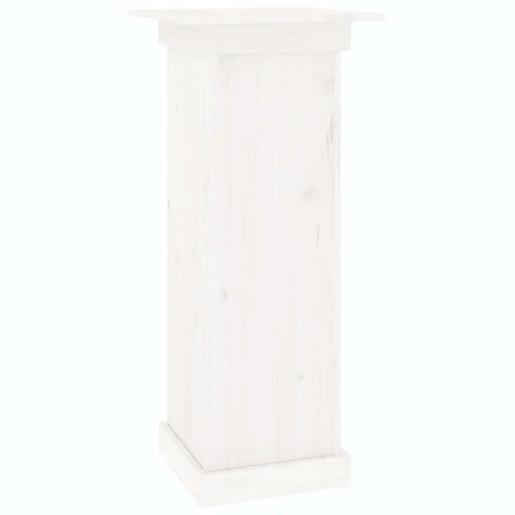 White Flower Stand 40x40x90cm