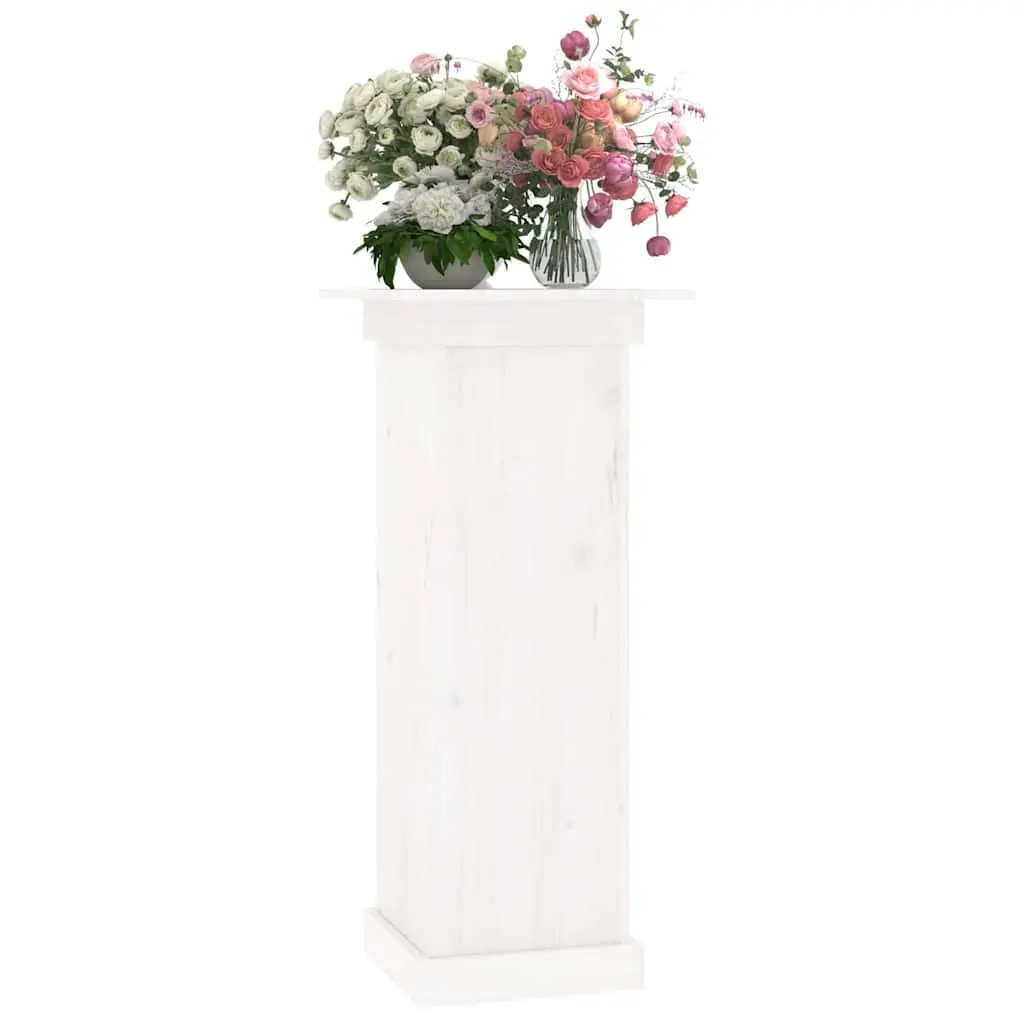 White Flower Stand 40x40x90cm