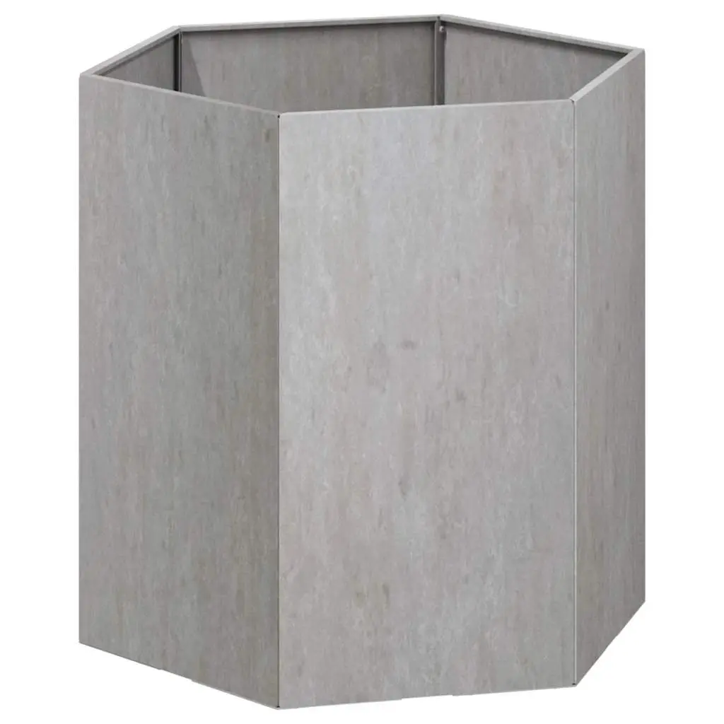 Corten Steel Planter Box Decorative 40x40x45 cm Outdoor Garden Flower Pot