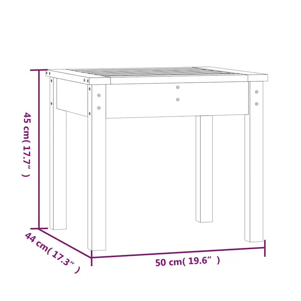 Outdoor Garden Bench White Wooden Seat Patio Furniture Balcony Porch Seating