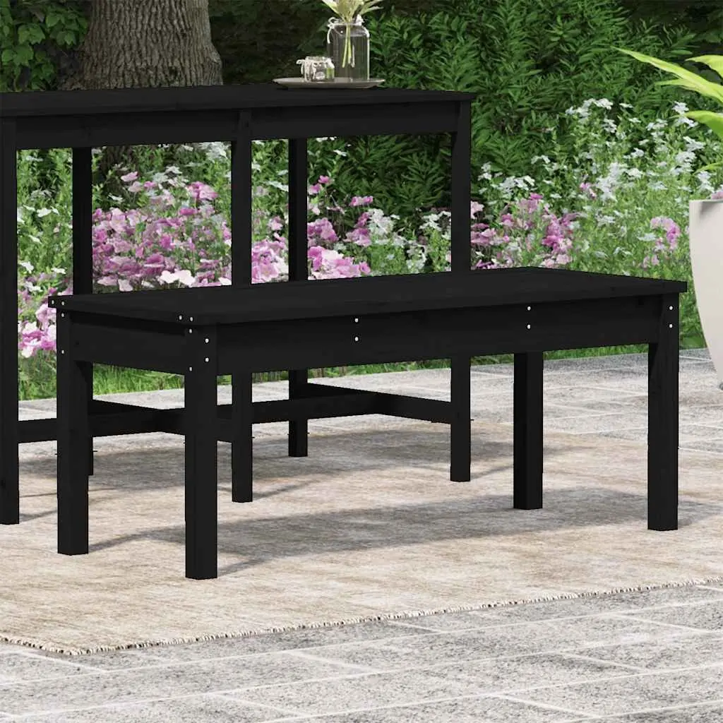 Black Pine Garden Bench