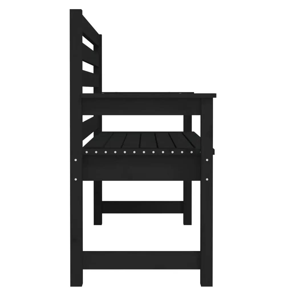 Wooden Garden Bench with Backrest and Armrests for Outdoor Relaxation 109x48x91.5cm