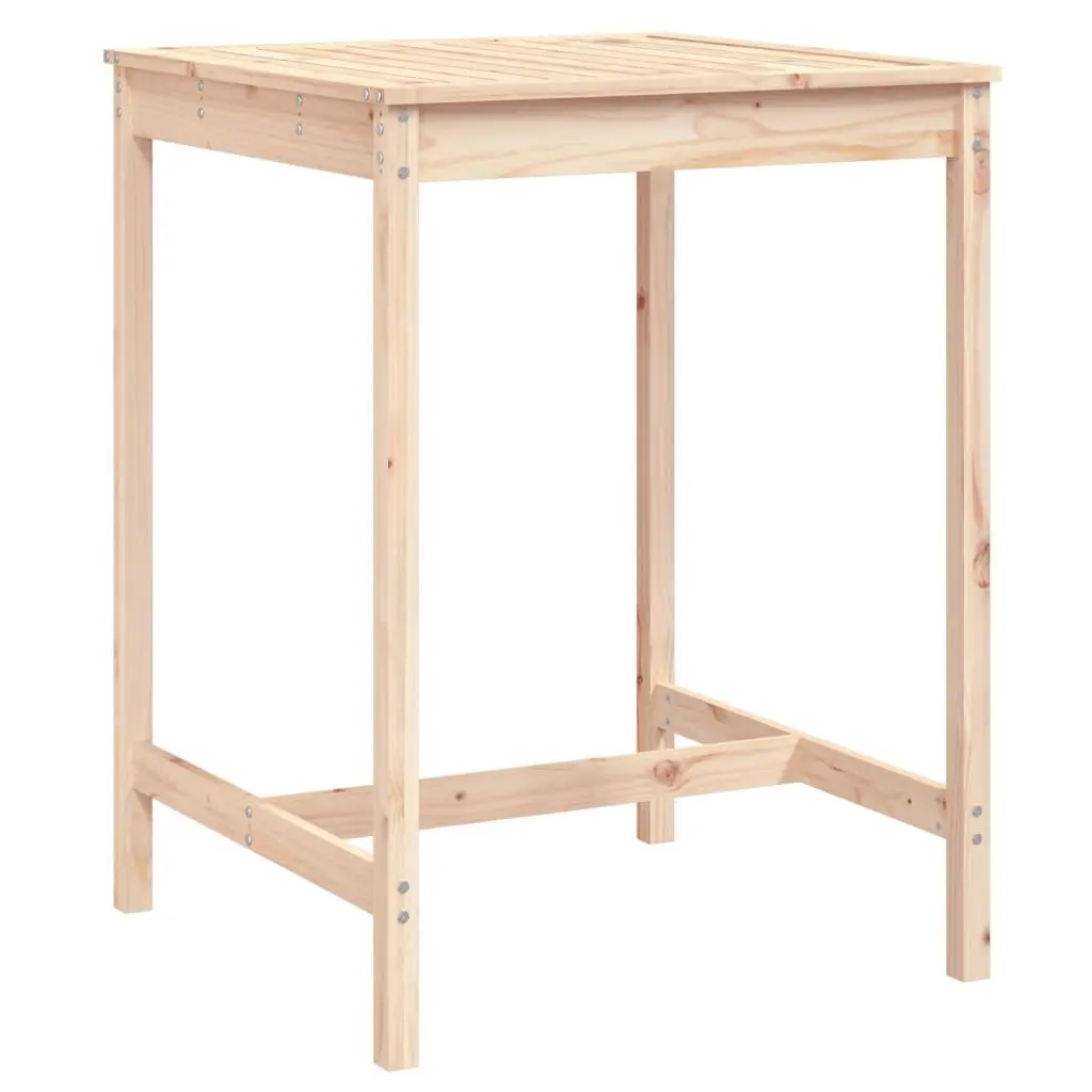 Garden Table Made of Solid Wood