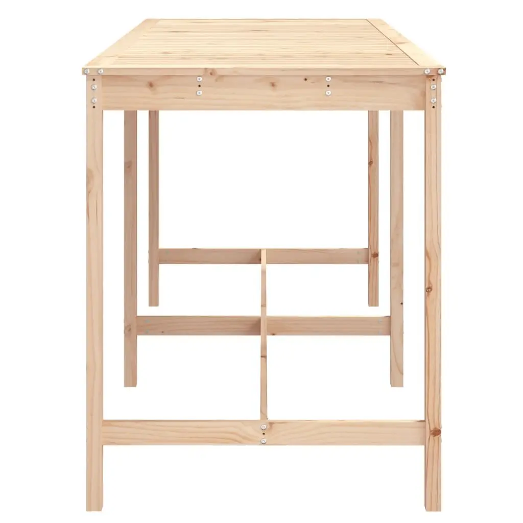 Solid Wood Garden Table for Outdoor Enjoyment