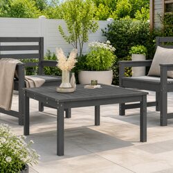 Your New Go-To Garden Table in Grey Solid Pine