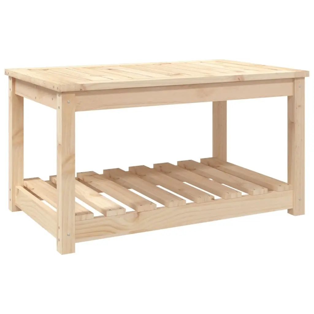 Solid Wood Pine Garden Table 82.5x50.5x45cm