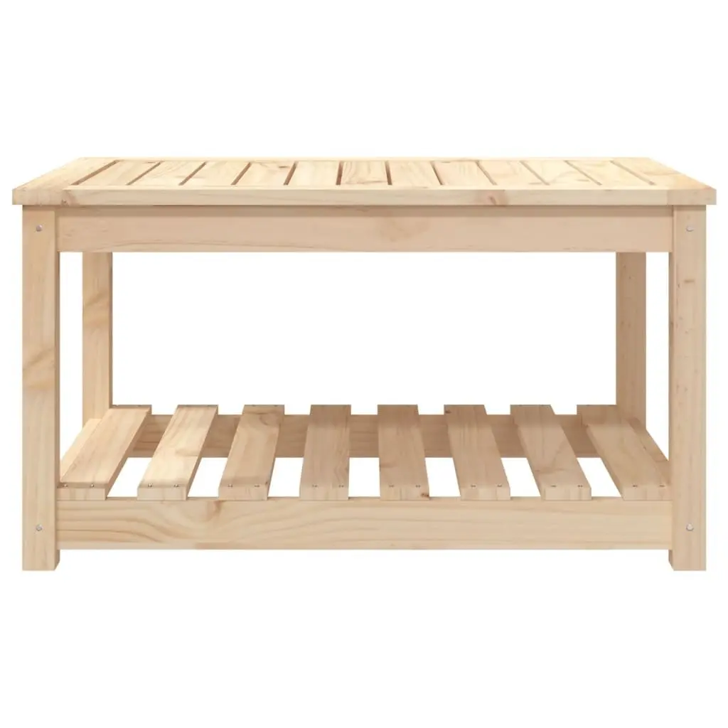 Solid Wood Pine Garden Table 82.5x50.5x45cm