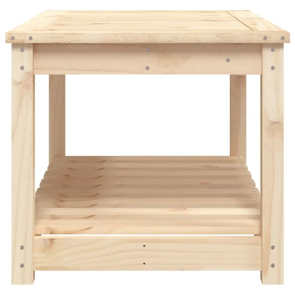 Solid Wood Pine Garden Table 82.5x50.5x45cm