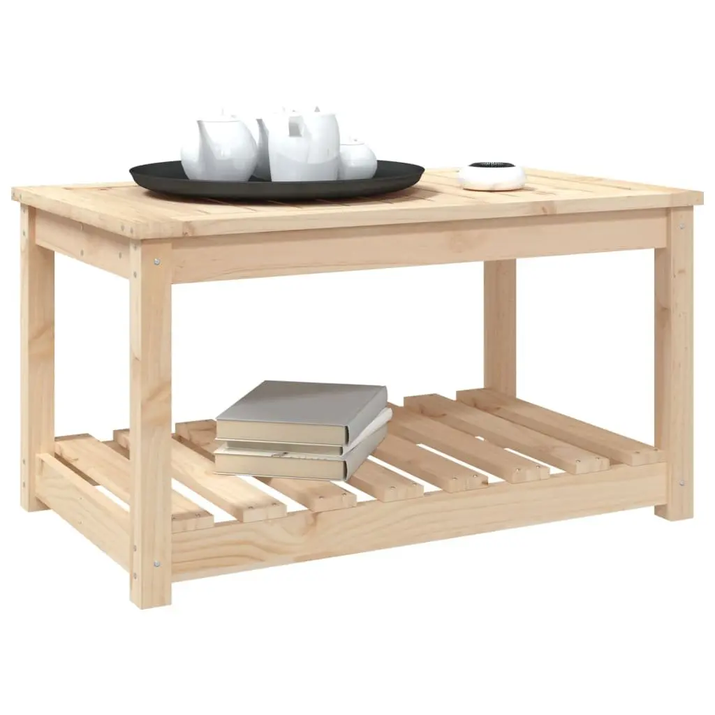 Solid Wood Pine Garden Table 82.5x50.5x45cm