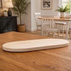 Friendly Solid Pine Table Top 80x40x2.5cm for Your Home