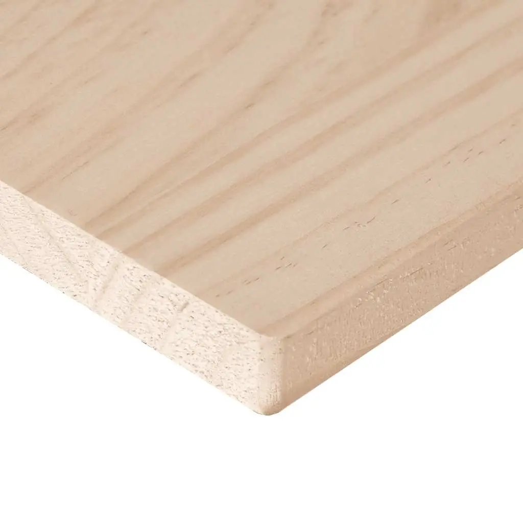 Solid Pine Wood Square Table Top Brown 80x80cm