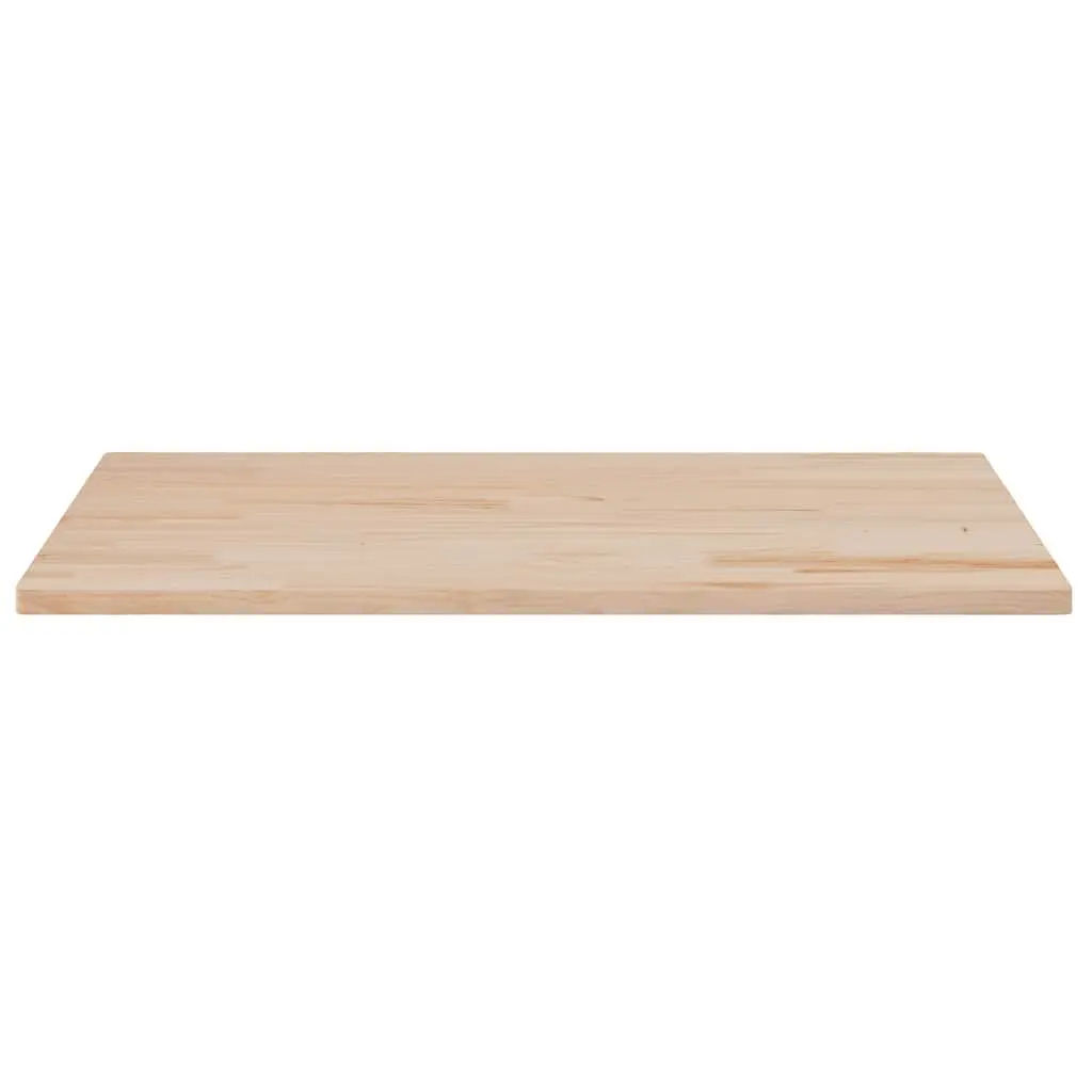 Solid Pine Wood Table Top Rectangular 110x55cm Natural Surface