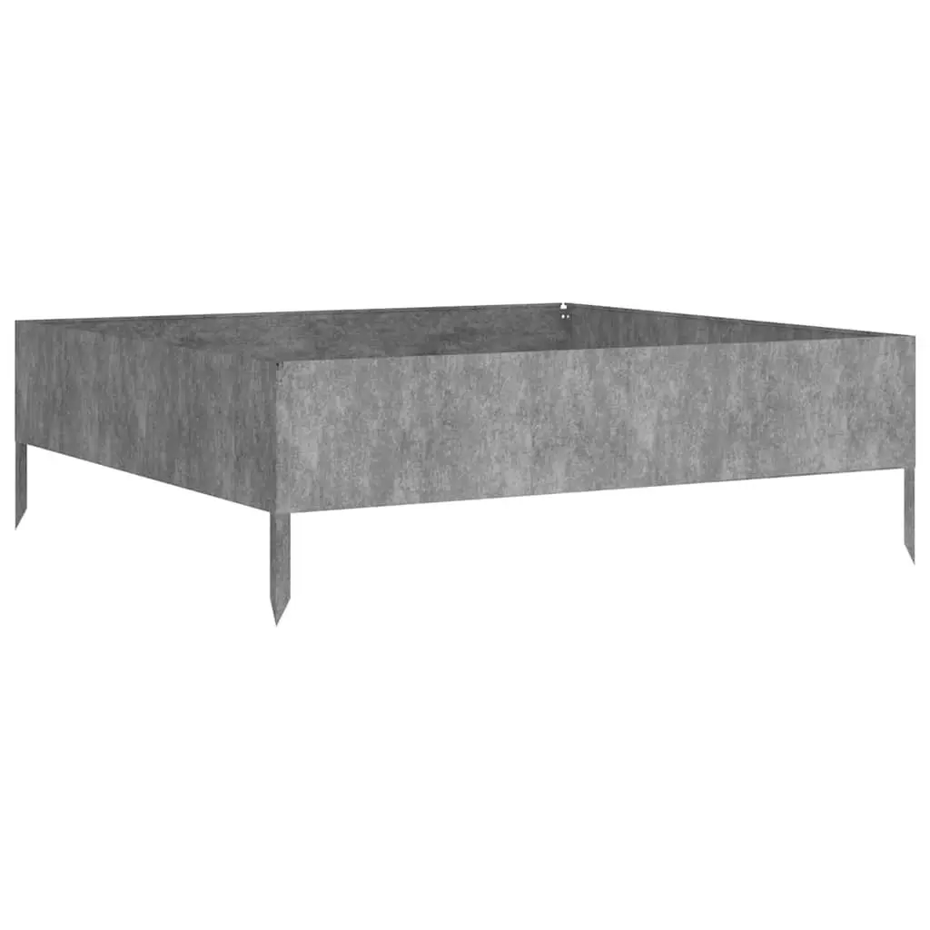 Corten Steel Raised Garden Bed Brown 100x100x33.5cm