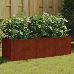 Your Friendly Corten Steel Planter for Growing Herbs