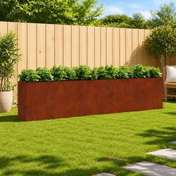 Your Perfect Outdoor Raised Garden Bed 360x40x80 cm Corten Steel