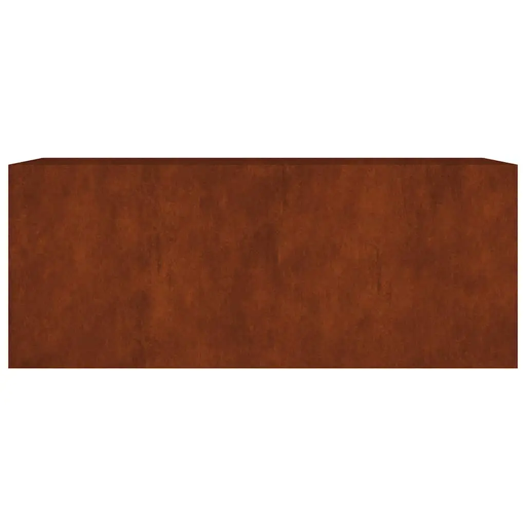 Garden Raised Bed Planter Box Corten Steel 200x80x80 cm Outdoor