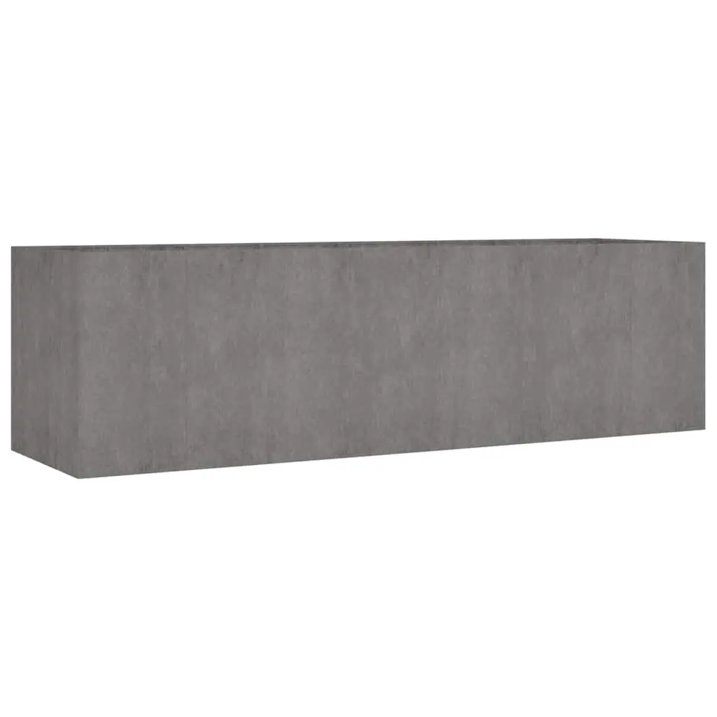 Garden Raised Bed Planter Durable Weathering Steel 280x80x80 cm Brown Outdoor Vegetable
