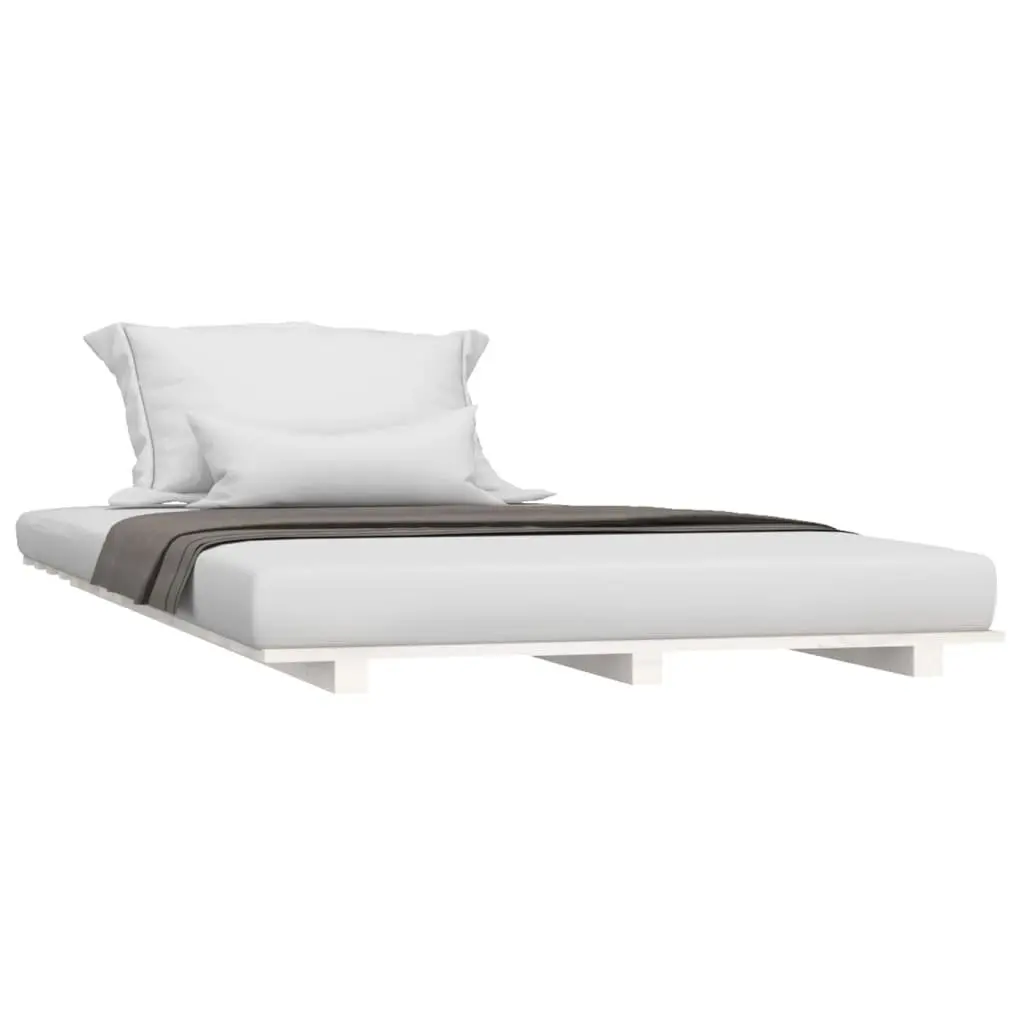 Solid Pine Wood Bed Frame 90x190 cm