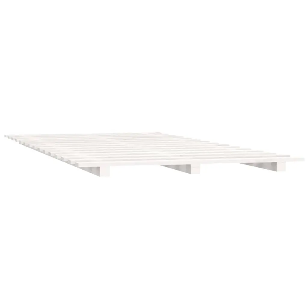 Solid Pine Wood Bed Frame 90x190 cm