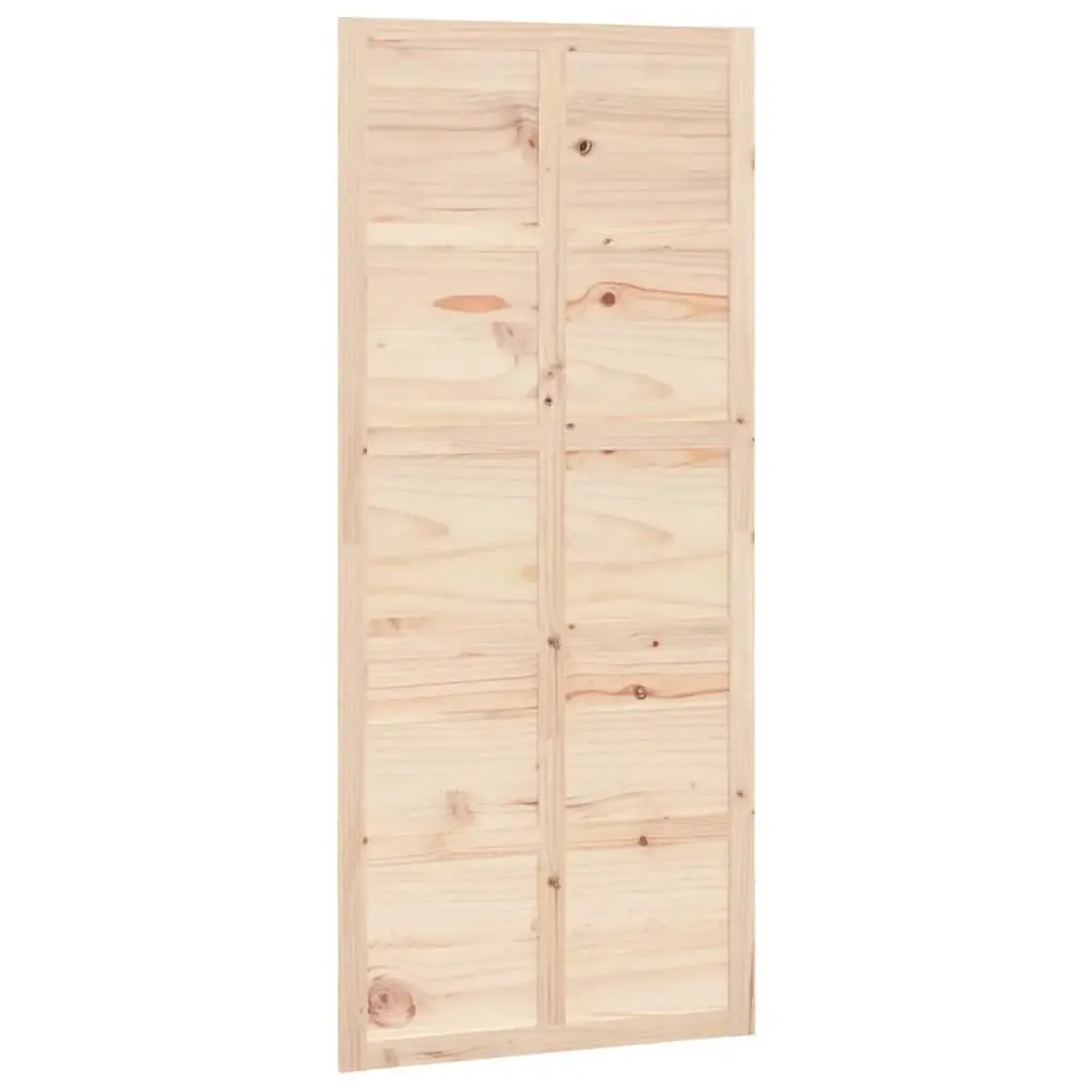 Barn Door Solid Pine Wood Space Saving 90x1.8x214 cm