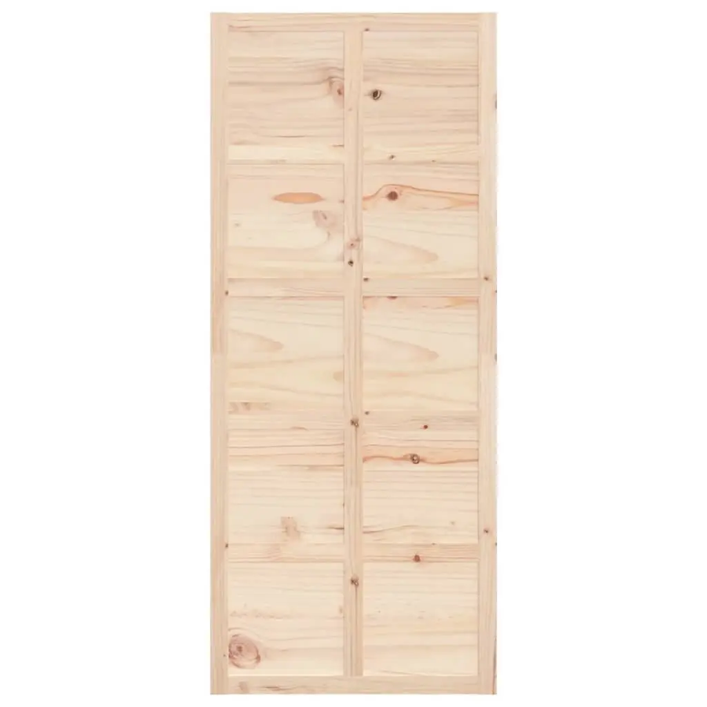 Barn Door Solid Pine Wood Space Saving 90x1.8x214 cm