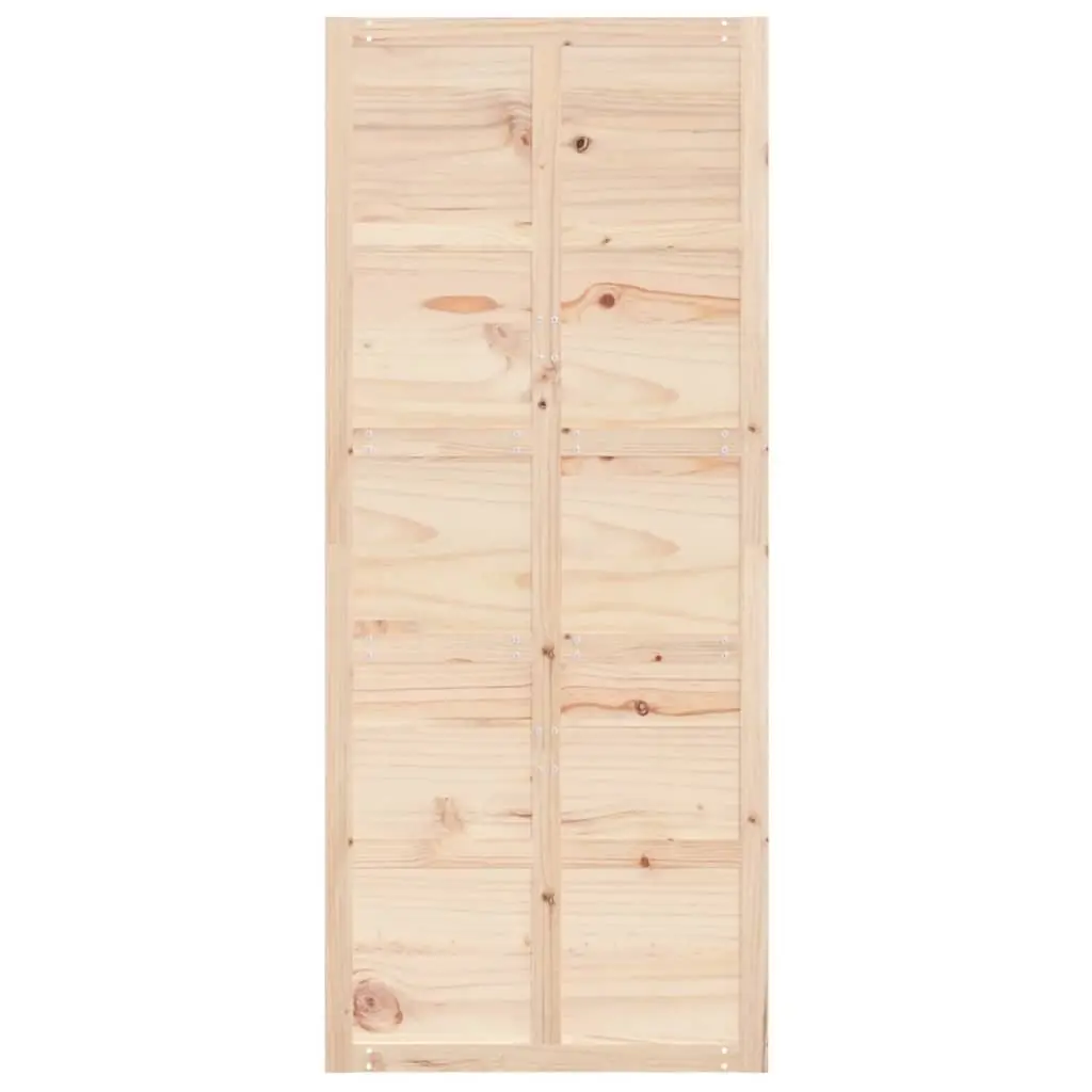 Barn Door Solid Pine Wood Space Saving 90x1.8x214 cm